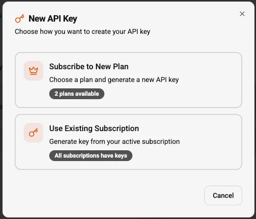 Pilih Menu AI Service